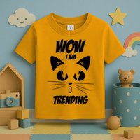 Cat Wow I'm Trending Toddler T-Shirt