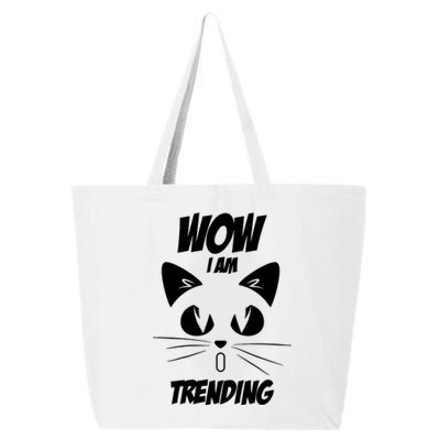 Cat Wow I'm Trending 25L Jumbo Tote