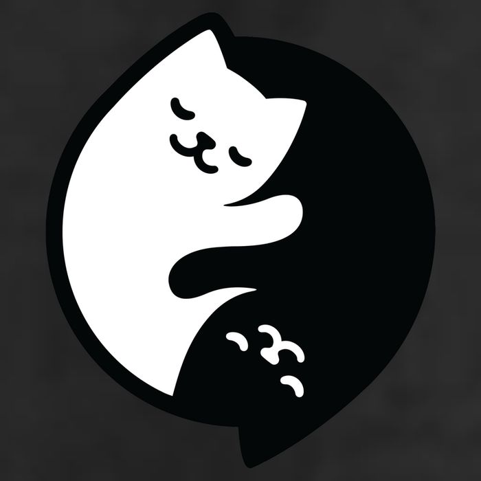 Cat Yin And Yang Cute 25L Jumbo Tote