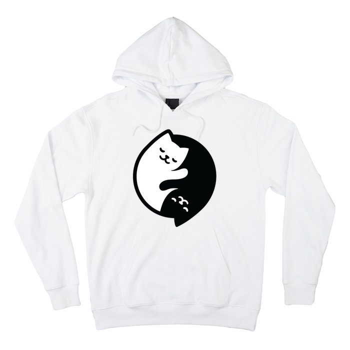 Cat Yin And Yang Cute Hoodie