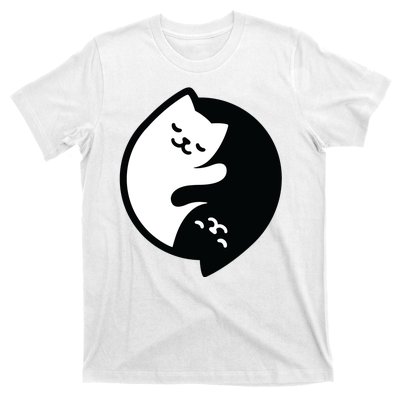 Cat Yin And Yang Cute T-Shirt