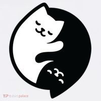 Cat Yin And Yang Cute Sustainable Bucket Hat