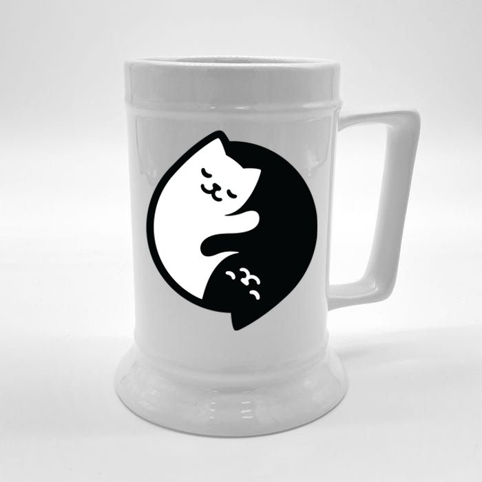 Cat Yin And Yang Cute Beer Stein