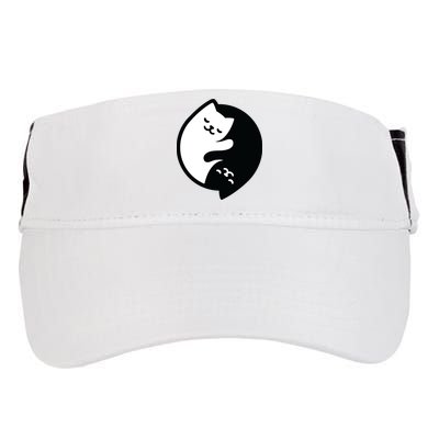Cat Yin And Yang Cute Adult Drive Performance Visor