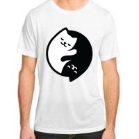 Cat Yin And Yang Cute Adult ChromaSoft Performance T-Shirt