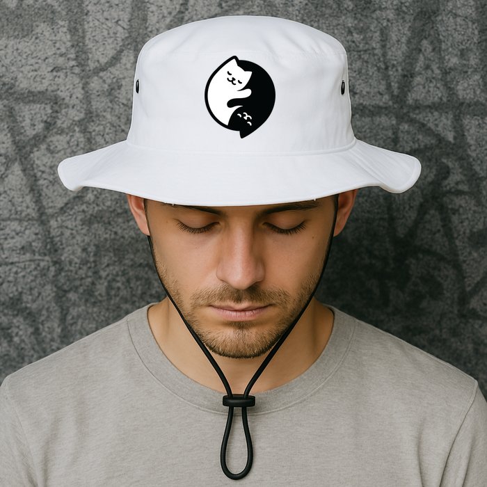 Cat Yin And Yang Cute Bucket Hat