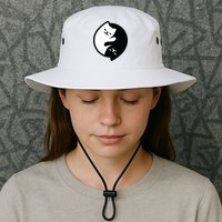 Cat Yin And Yang Cute Bucket Hat