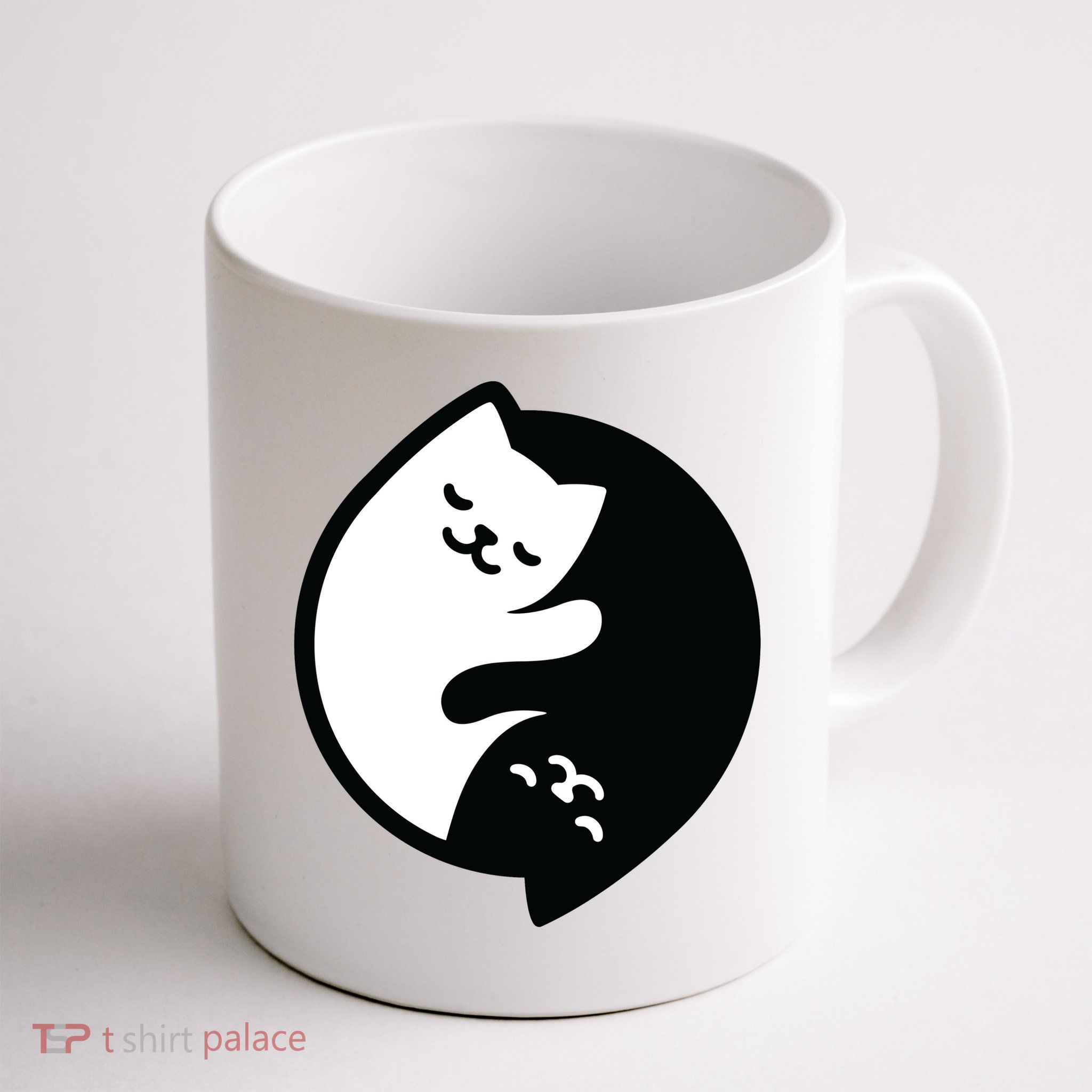 Cat Yin And Yang Cute Mug