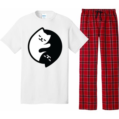 Cat Yin And Yang Cute Pajama Set