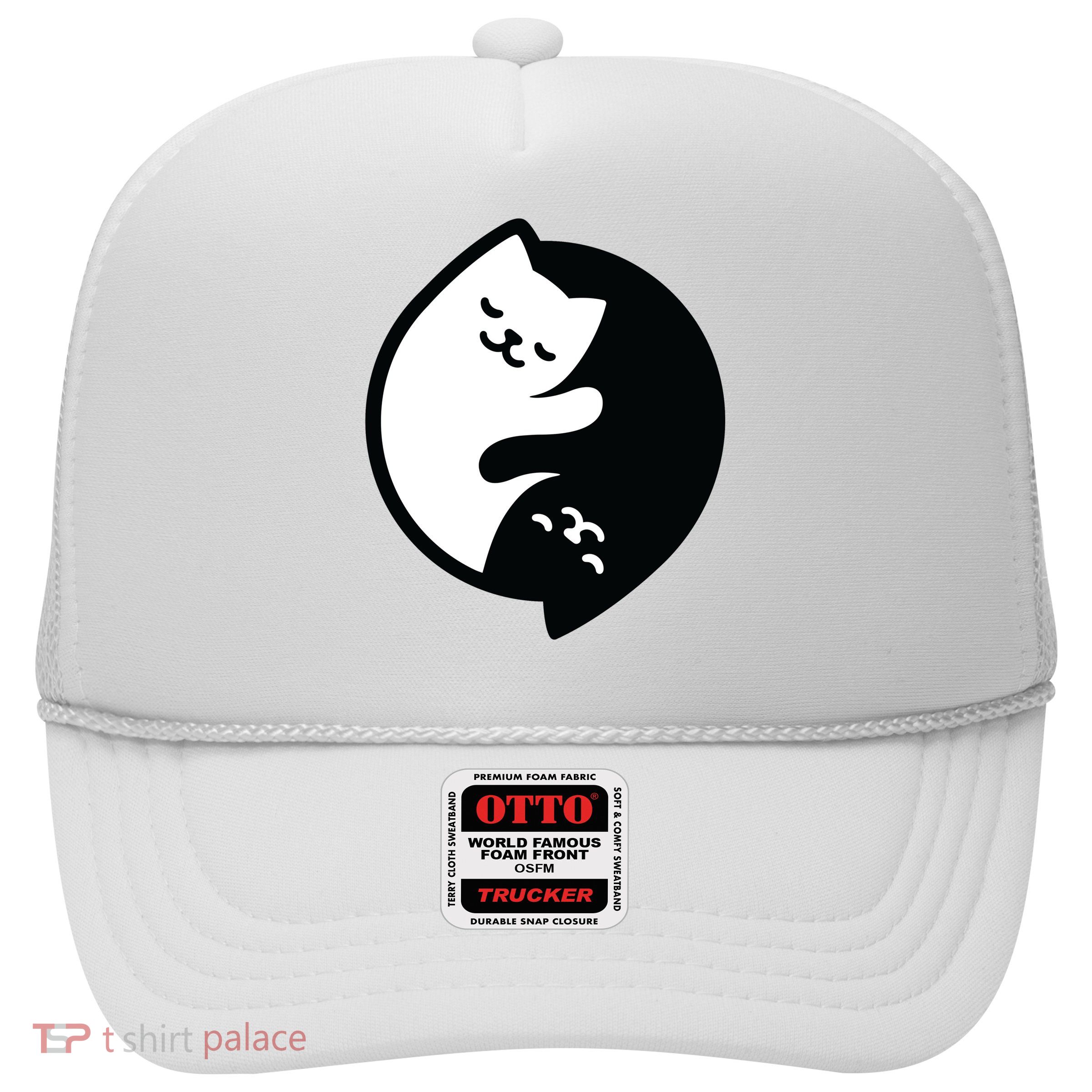 Cat Yin And Yang Cute Trucker Hat
