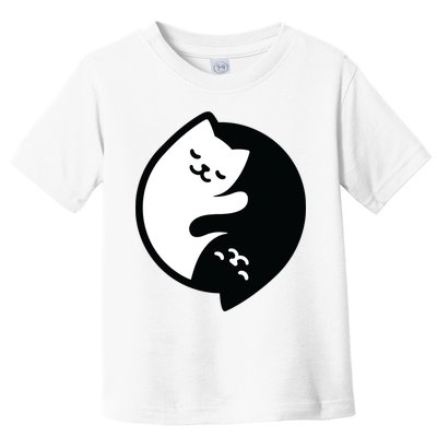Cat Yin And Yang Cute Toddler T-Shirt