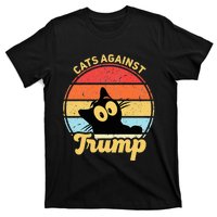 Cats Against Trump Funny Anti Trump 2020 Election Funny Cat T-Shirt