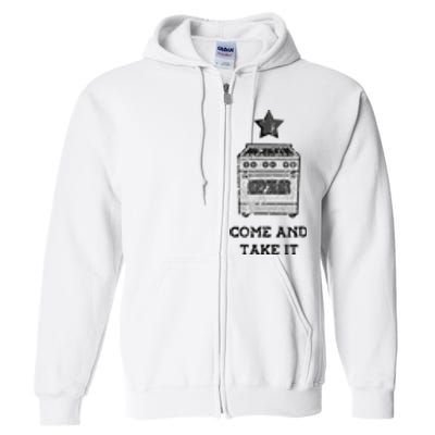 Come And Take It President Joe Biden Ban On Gas Stoves Full Zip Hoodie