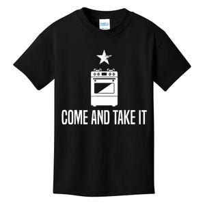 Come And Take It President Joe Biden Ban On Gas Stoves Kids T-Shirt