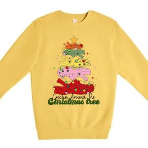 Crockin Around The Christmas Tree Crocking Around Premium Crewneck Sweatshirt