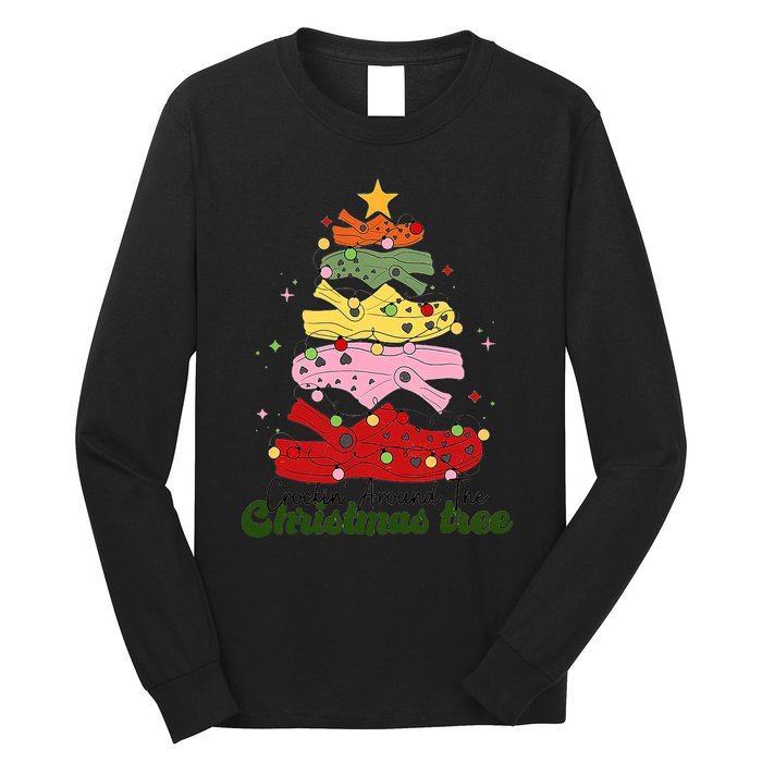 Crockin Around The Christmas Tree Crocking Around Long Sleeve Shirt