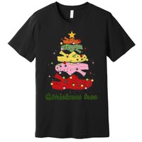 Crockin Around The Christmas Tree Crocking Around Premium T-Shirt