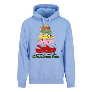 Crockin Around The Christmas Tree Crocking Around Unisex Surf Hoodie