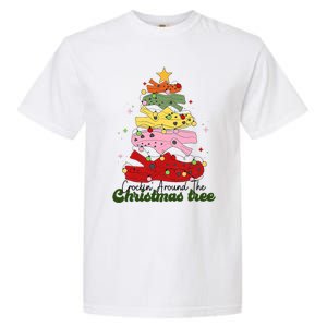 Crockin Around The Christmas Tree Crocking Around Garment-Dyed Heavyweight T-Shirt