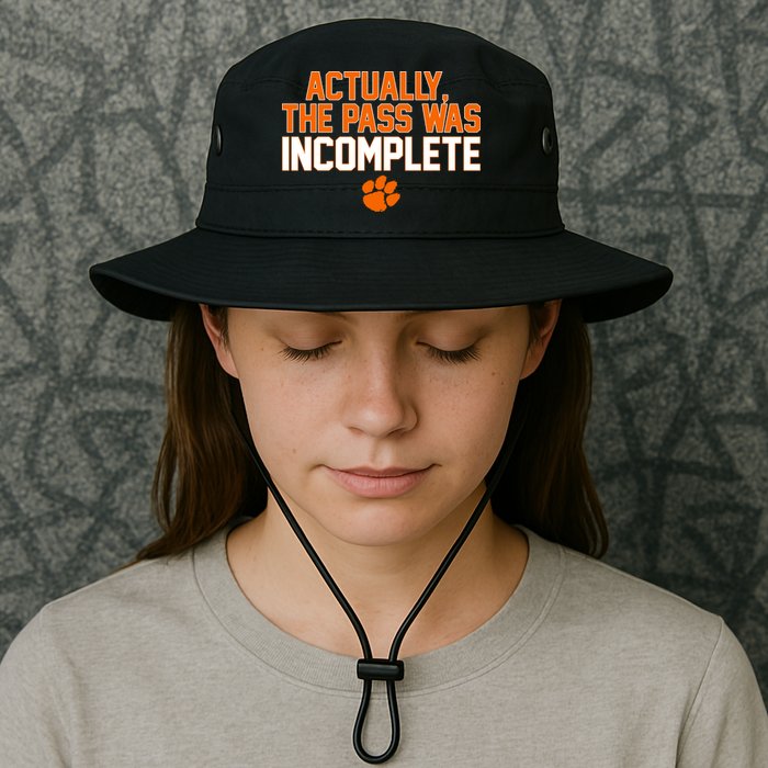 Clemson Actually The Pass Was Incomplete Bucket Hat
