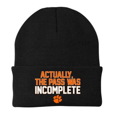 Clemson Actually The Pass Was Incomplete Beanie