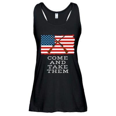 Come And Take It 2nd Amendment Gun Rights I Will Not Comply Ladies Essential Flowy Tank