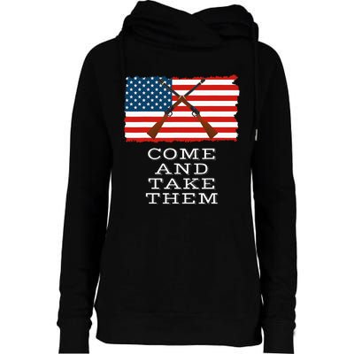 Come And Take It 2nd Amendment Gun Rights I Will Not Comply Womens Funnel Neck Pullover Hood