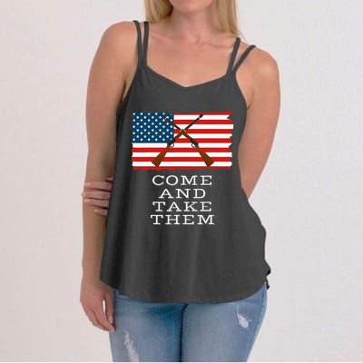 Come And Take It 2nd Amendment Gun Rights I Will Not Comply Women's Strappy Tank