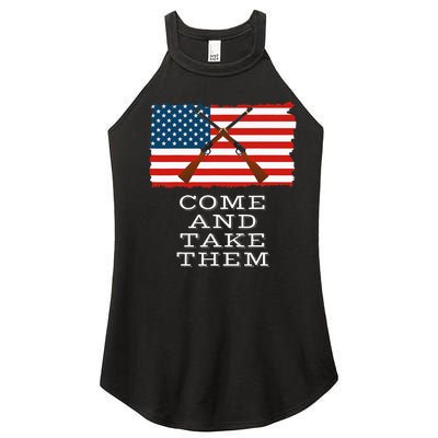 Come And Take It 2nd Amendment Gun Rights I Will Not Comply Women's Perfect Tri Rocker Tank