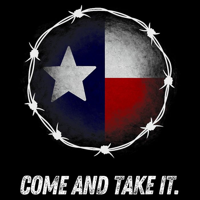 Come And Take It Texas Flag Barbed Wire Patriotic Usa Premium T-Shirt