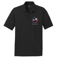 Come And Take It Texas Flag Barbed Wire Patriotic Usa PosiCharge RacerMesh Polo