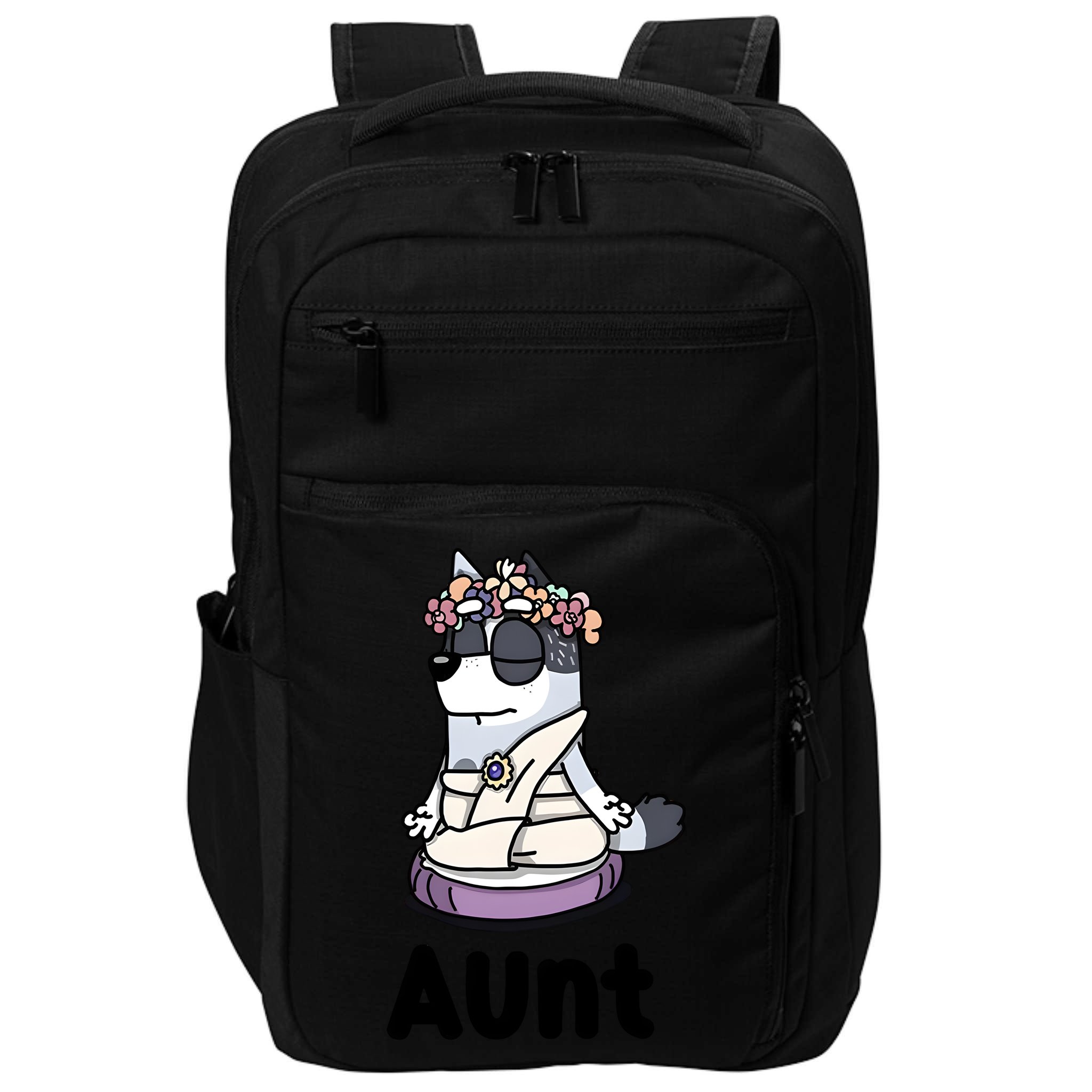 Cute Aunt Trixie Heeler Dog Family Funny Matching Impact Tech Backpack