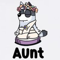 Cute Aunt Trixie Heeler Dog Family Funny Matching Mug