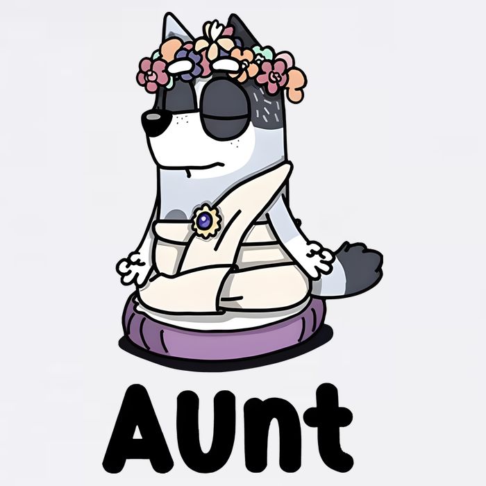 Cute Aunt Trixie Heeler Dog Family Funny Matching Mug