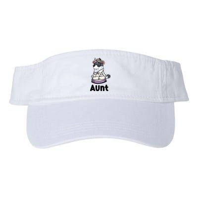 Cute Aunt Trixie Heeler Dog Family Funny Matching Visor