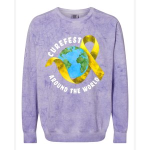 CureFest Around The World Colorblast Crewneck Sweatshirt