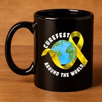 CureFest Around The World 11oz C Handle Ceramic Mug
