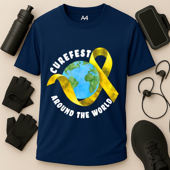 CureFest Around The World Cooling Performance Crew T-Shirt