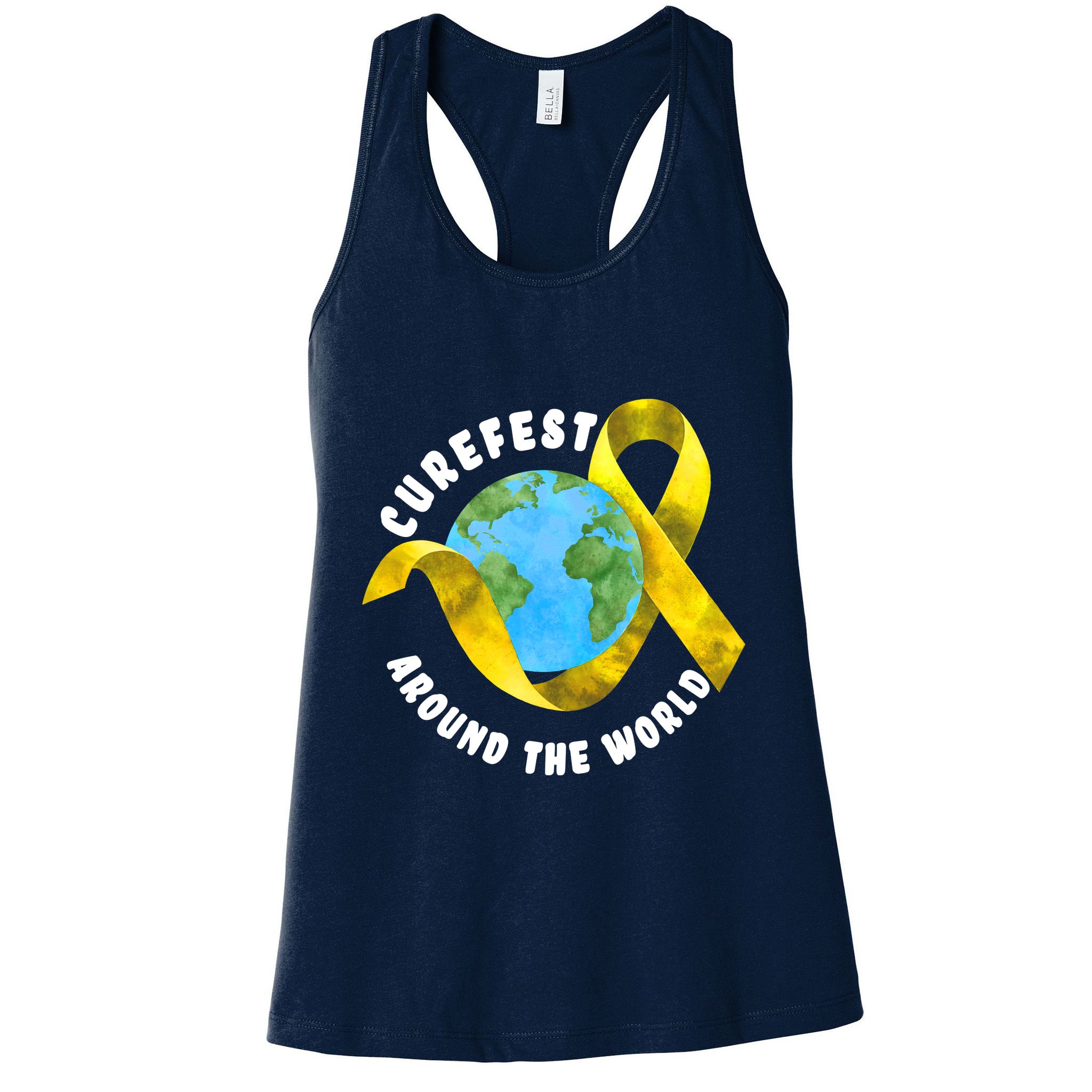 CureFest Around The World Womens Tank Top