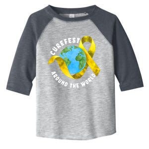 CureFest Around The World Toddler Fine Jersey T-Shirt