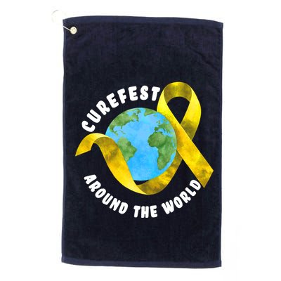 CureFest Around The World Golf Towel