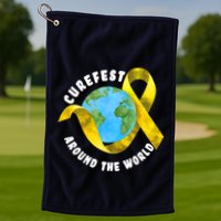 CureFest Around The World Golf Towel
