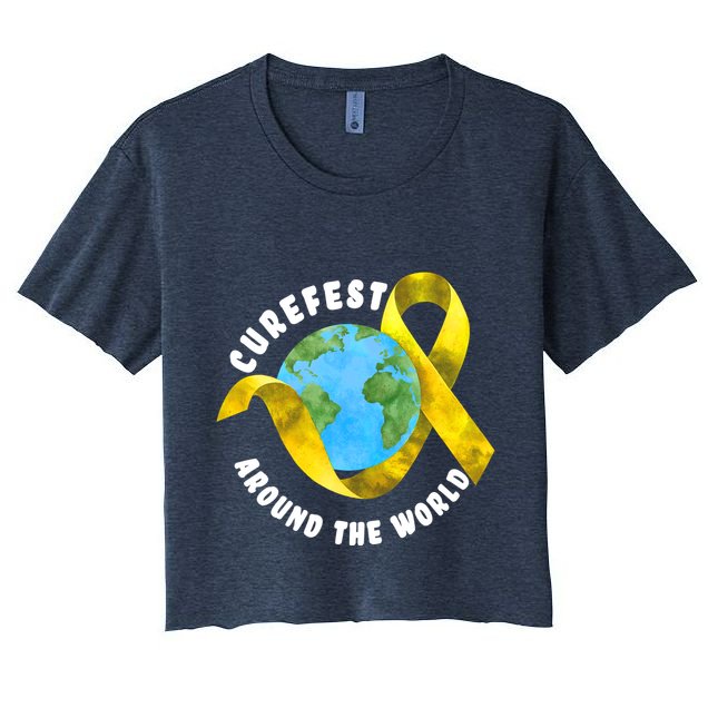 CureFest Around The World Crop Top