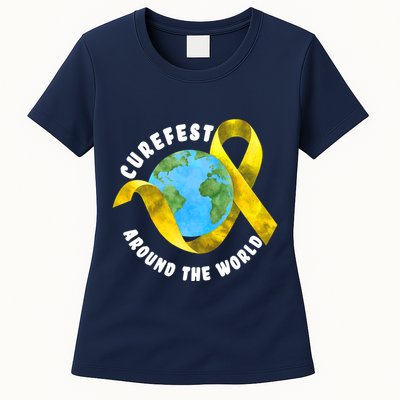 CureFest Around The World Womens T-Shirt