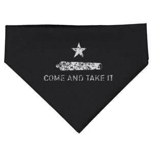 Come And Take It Texas Gift For Texans USA-Made Doggie Bandana