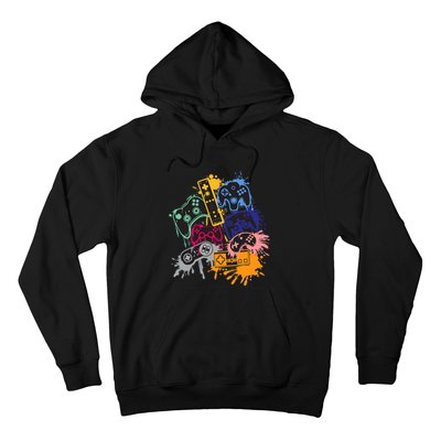 Control All The Things Video Games Controller Gamer Colorful Hoodie