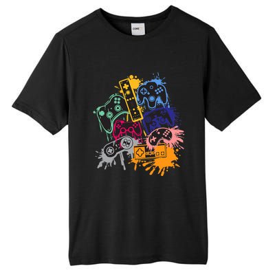 Control All The Things Video Games Controller Gamer Colorful Tall Fusion ChromaSoft Performance T-Shirt