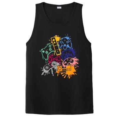 Control All The Things Video Games Controller Gamer Colorful PosiCharge Competitor Tank