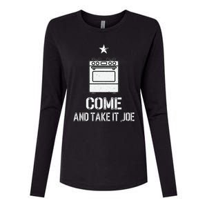 Come And Take it Gas Stove Come And Take it Joe Gas Stove Womens Cotton Relaxed Long Sleeve T-Shirt