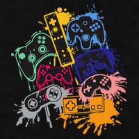 Control All The Things Video Game Controller Ladies PosiCharge Tri-Blend Wicking Tank